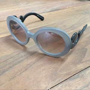 Baroque Scroll Prada Sunglasses